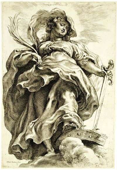 Saint Catherine of Alexandria in the Clouds by Peter Paul Rubens